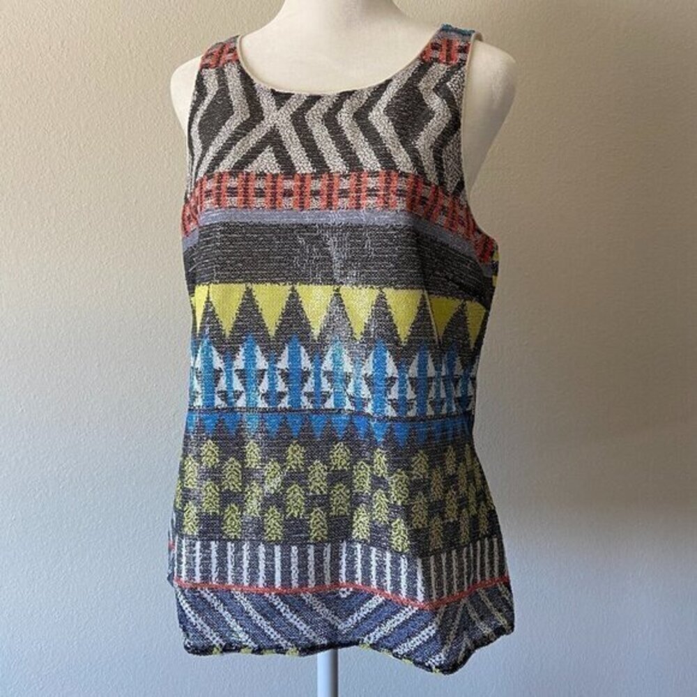 Gianni Bini Sequin Design Tank - Picture 1 of 3